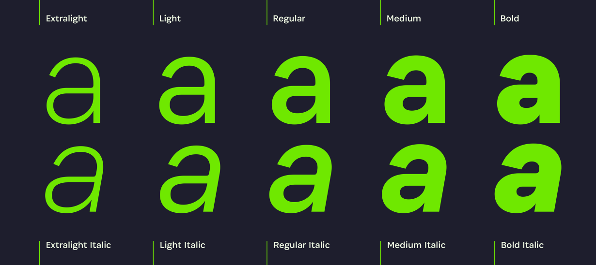 Associate Sans Extra light Italic Font preview