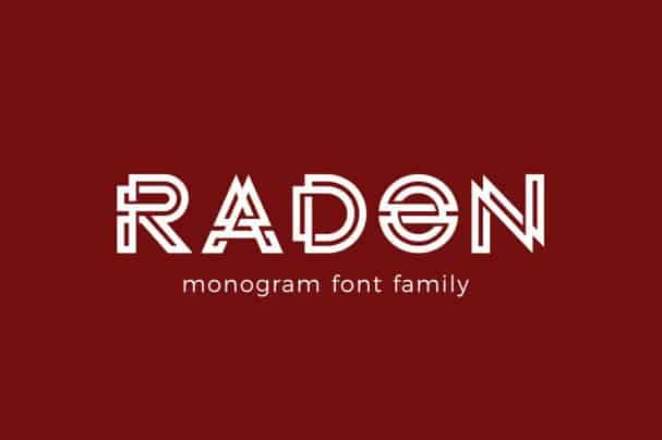 Radon Font preview