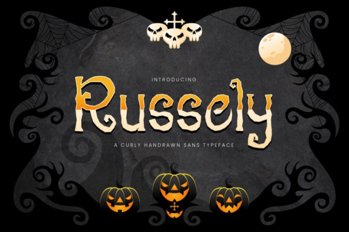 Russely Font preview