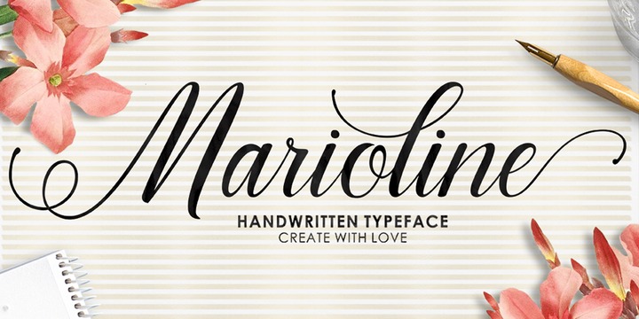 Maroline Font preview