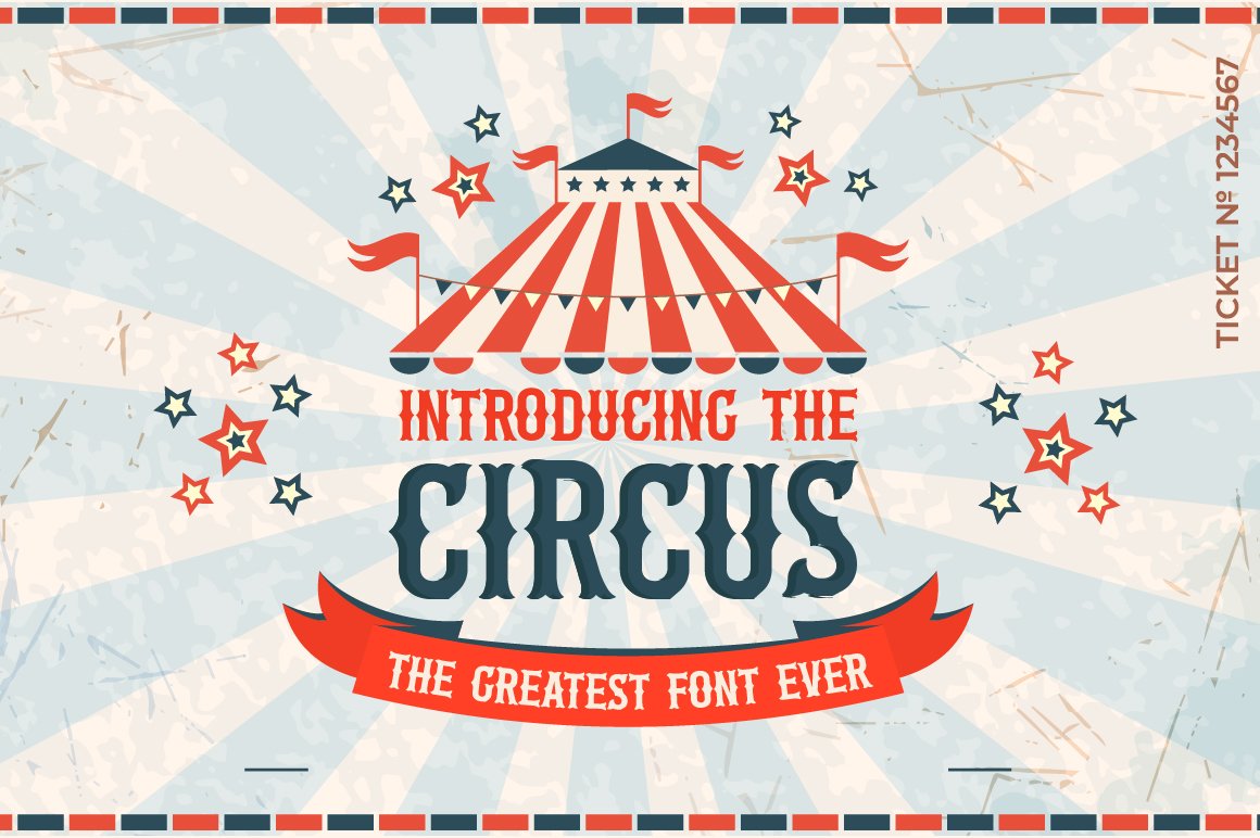 The Circus Regular Font preview