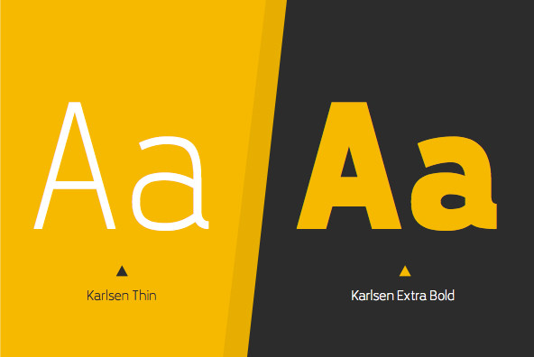 Karlsen Light Italic Font preview