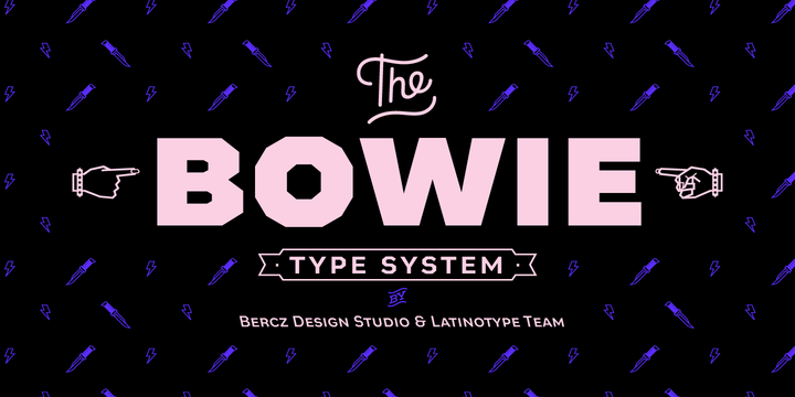 Bowie Font preview