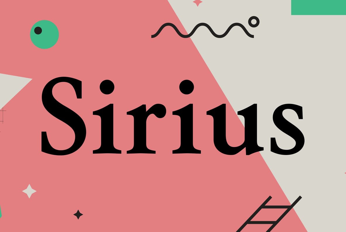 Sirius Font preview
