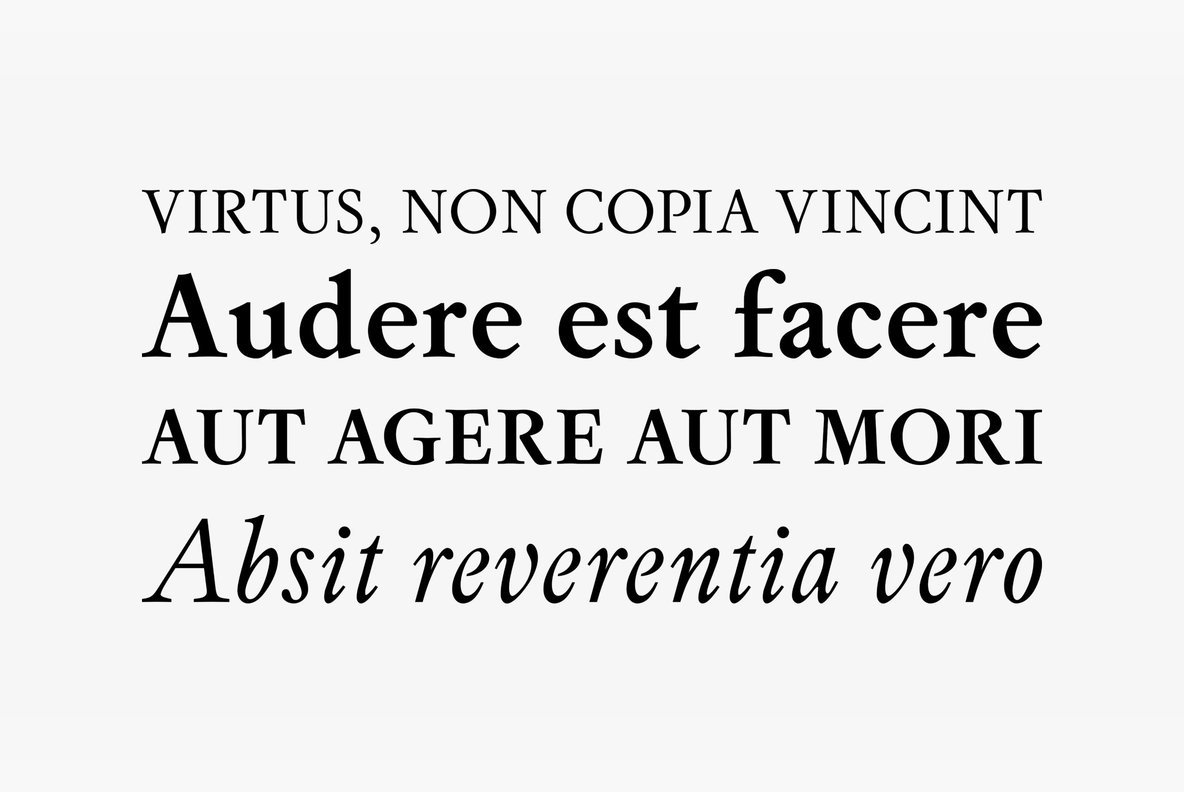 Sirius Italic Font preview
