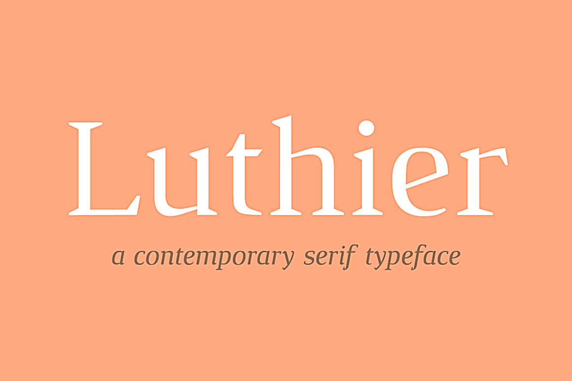 Luthier Font preview