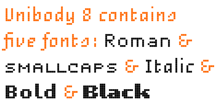 Unibody Pro Black Font preview