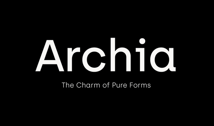 Archia Font preview