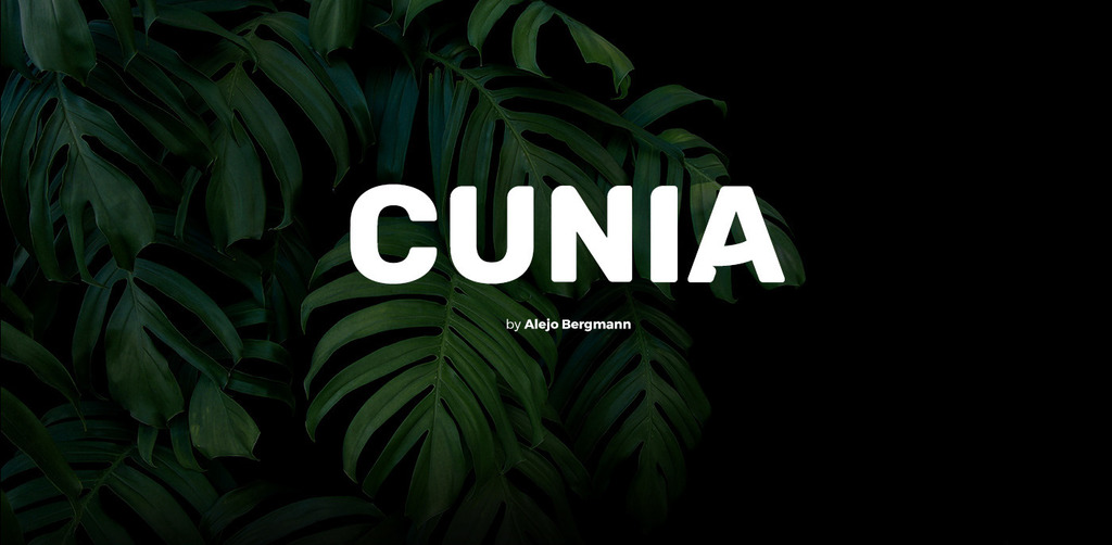 Cunia Font preview