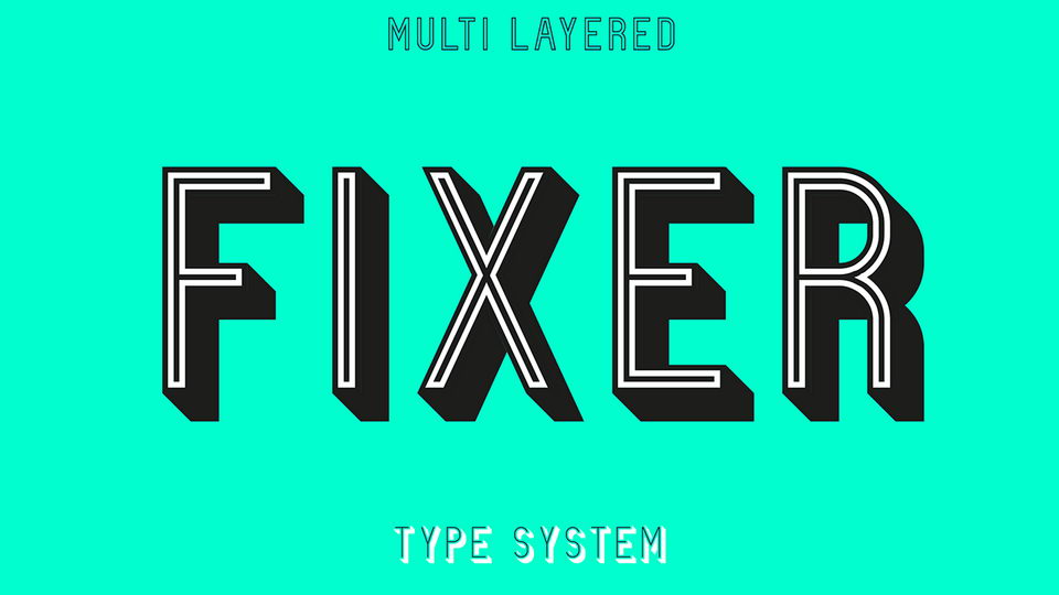 Fixer Font preview