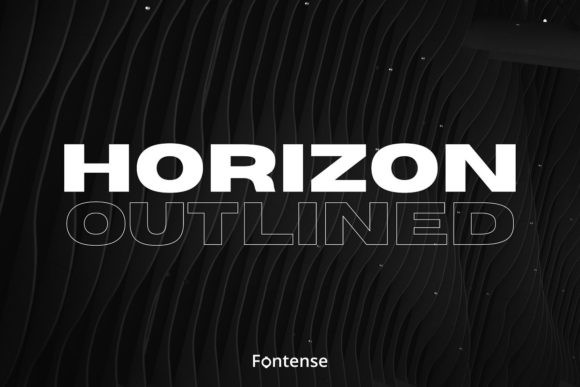 Horizon Font preview