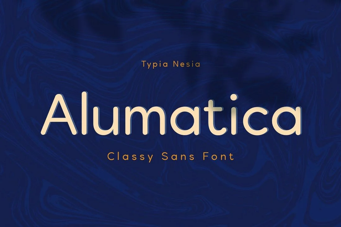 Alumatica Font preview