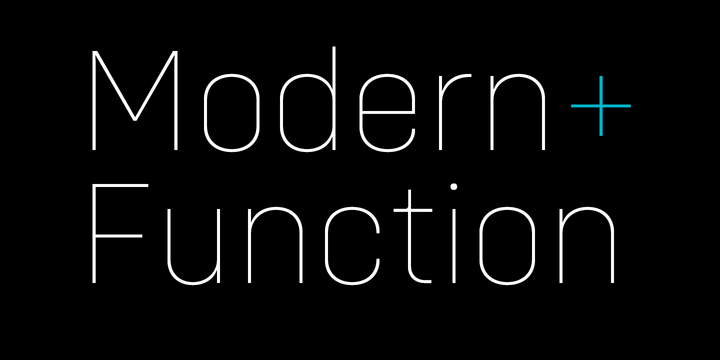 Config Thin Italic Font preview