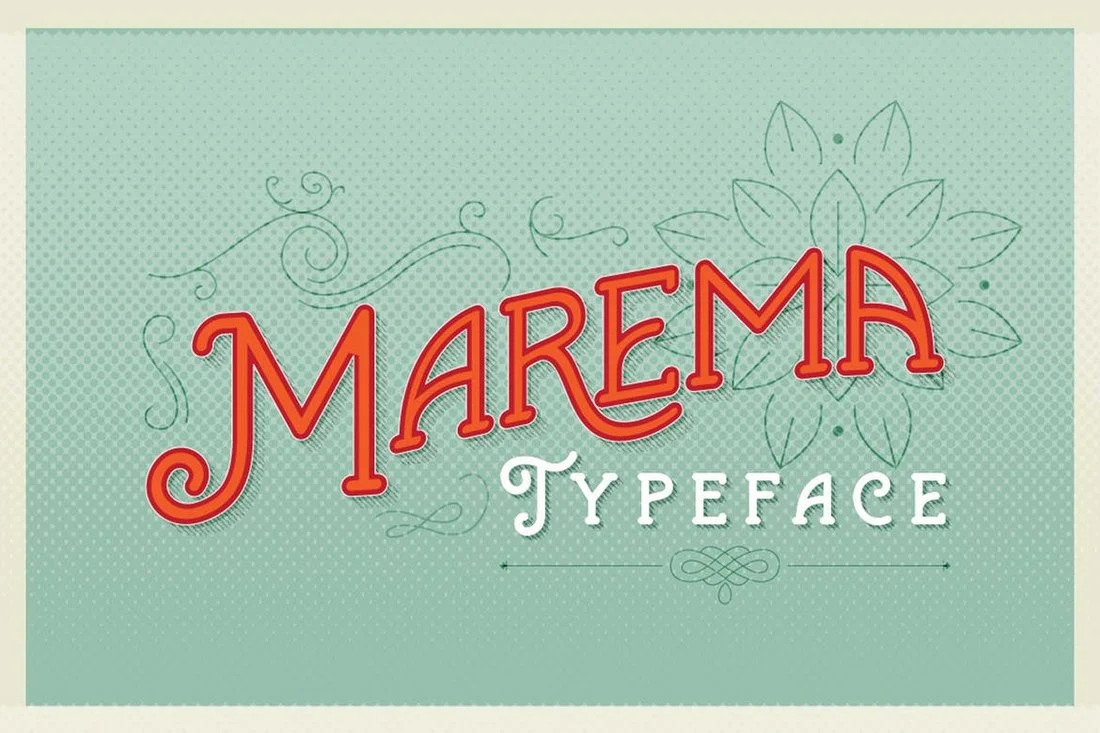 Marema Font preview