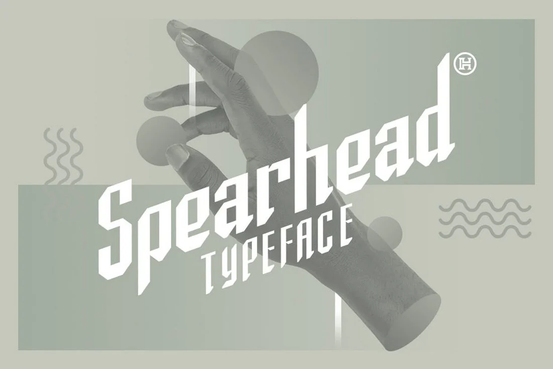 Spearhead Italic Font preview