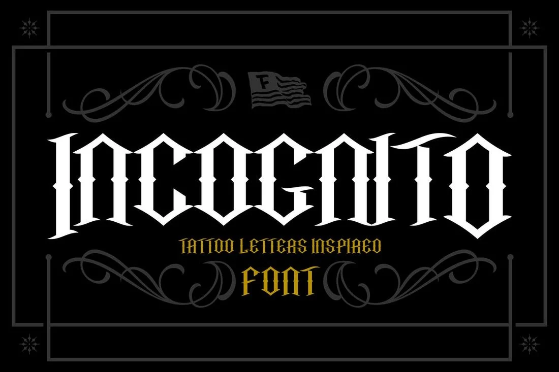 Incognito Font preview