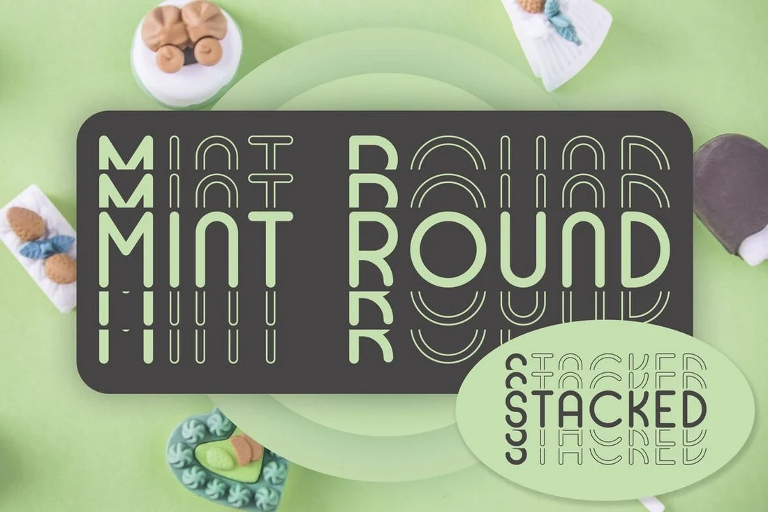 Mint Round Font preview