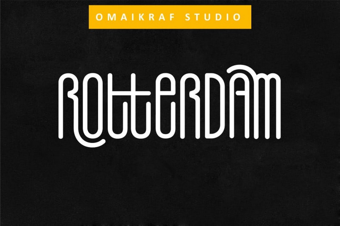 Rotterdam Font preview