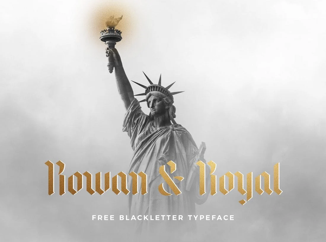 Rowan & Royal Font preview