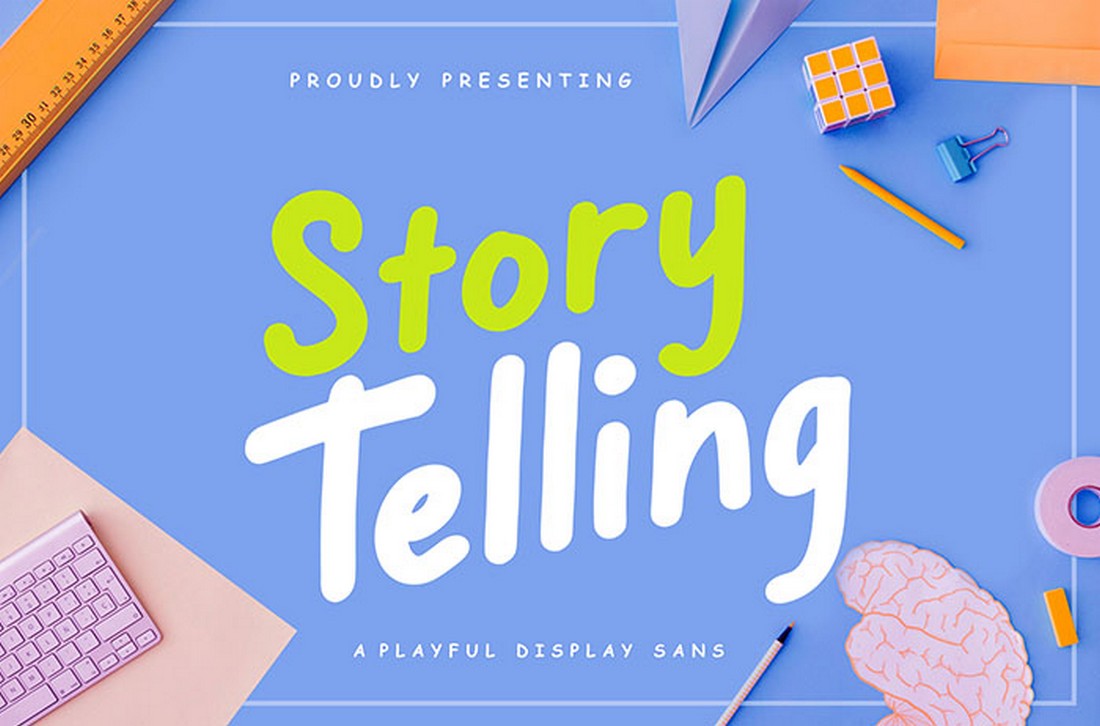 Story Telling Font preview