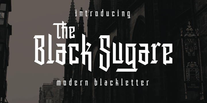 The Black Sugare Font preview