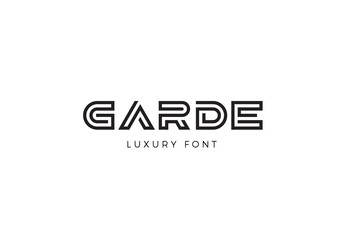 Garde Font preview