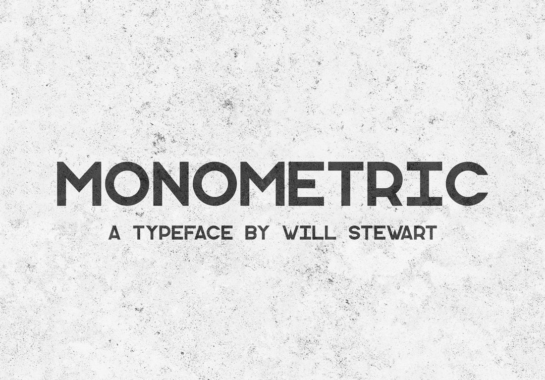 Monometric Font preview