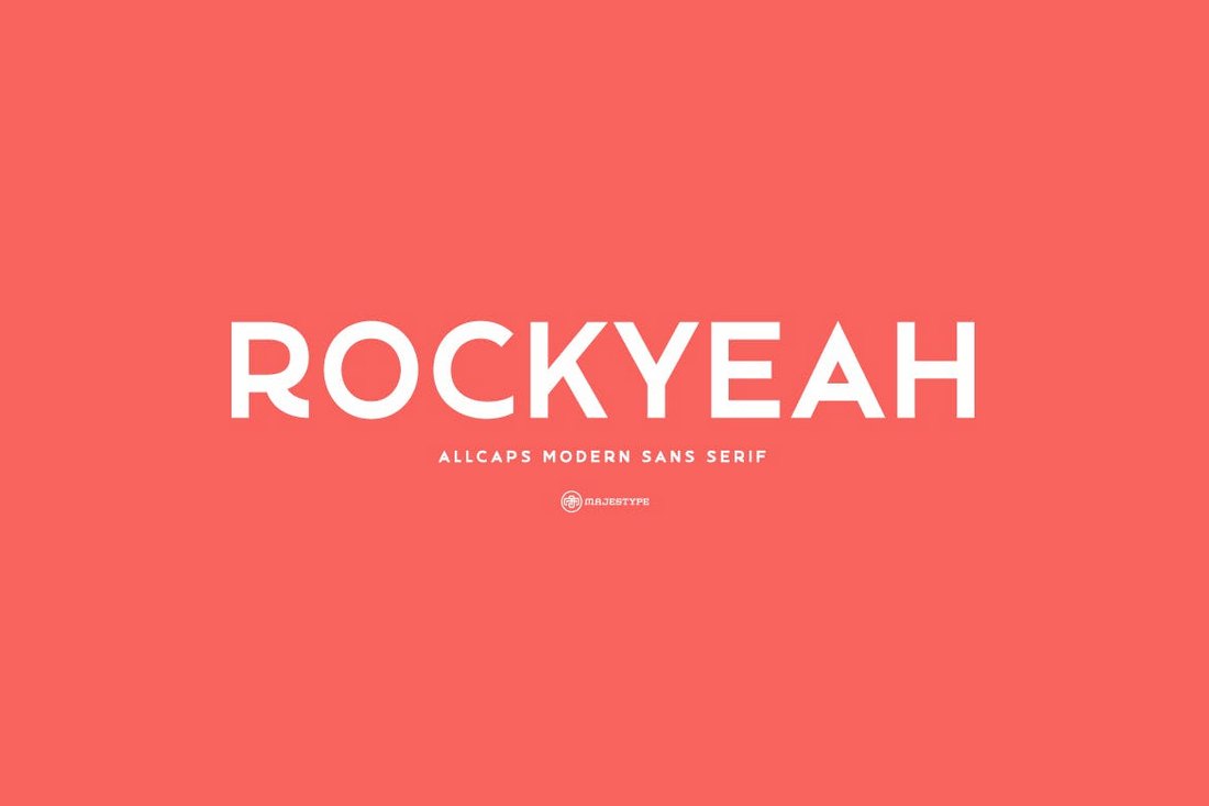 Rockyeah Font preview