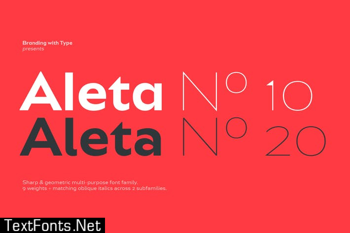 Bw Aleta No 10 Font preview