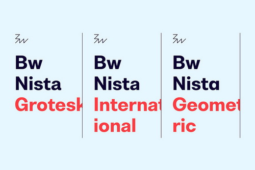 Bw Nista Grotesk Medium Italic Font preview