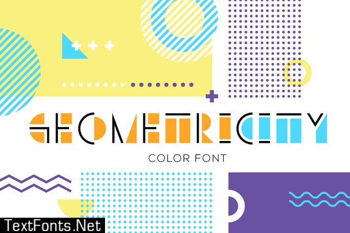 Geometricity Font preview