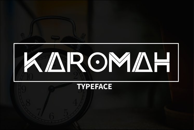 Karomah Font preview