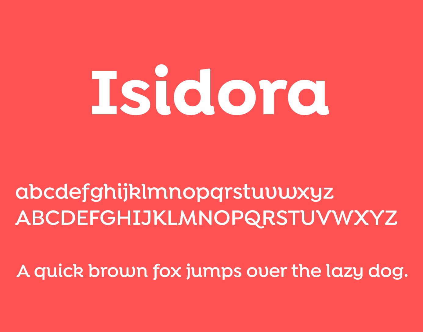 Isidora Font preview