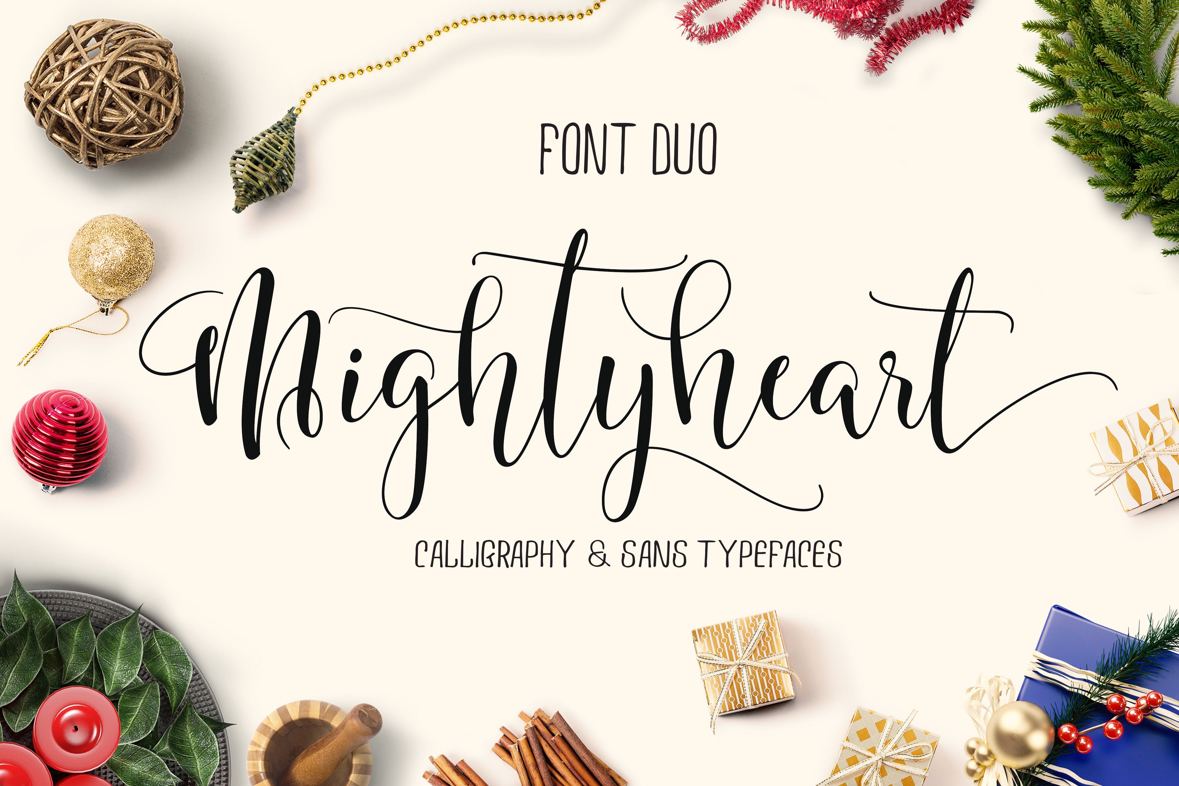 Mighty Heart Font preview