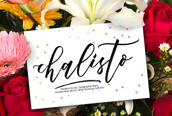 Chalisto Font preview