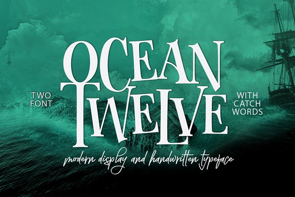 Ocean Twelve Font preview