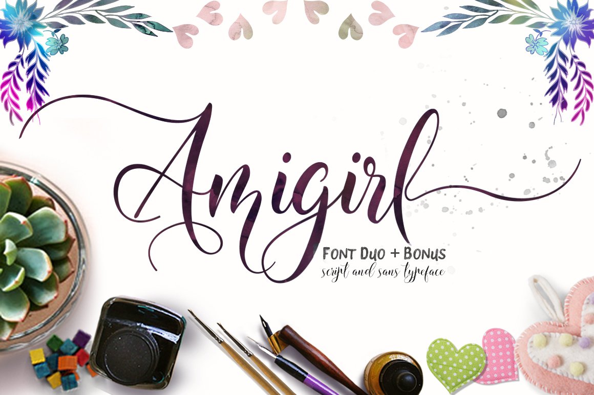 Amigirl Font preview