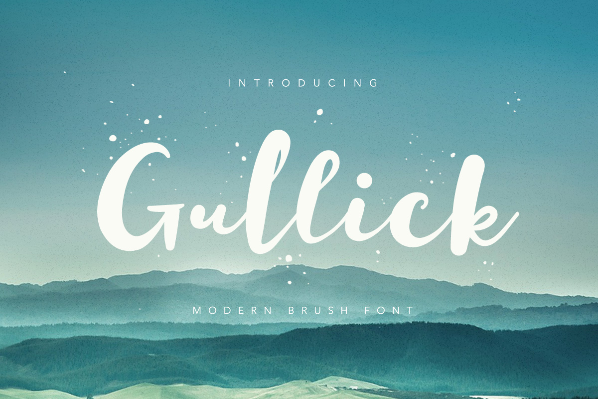 Gullick Font preview