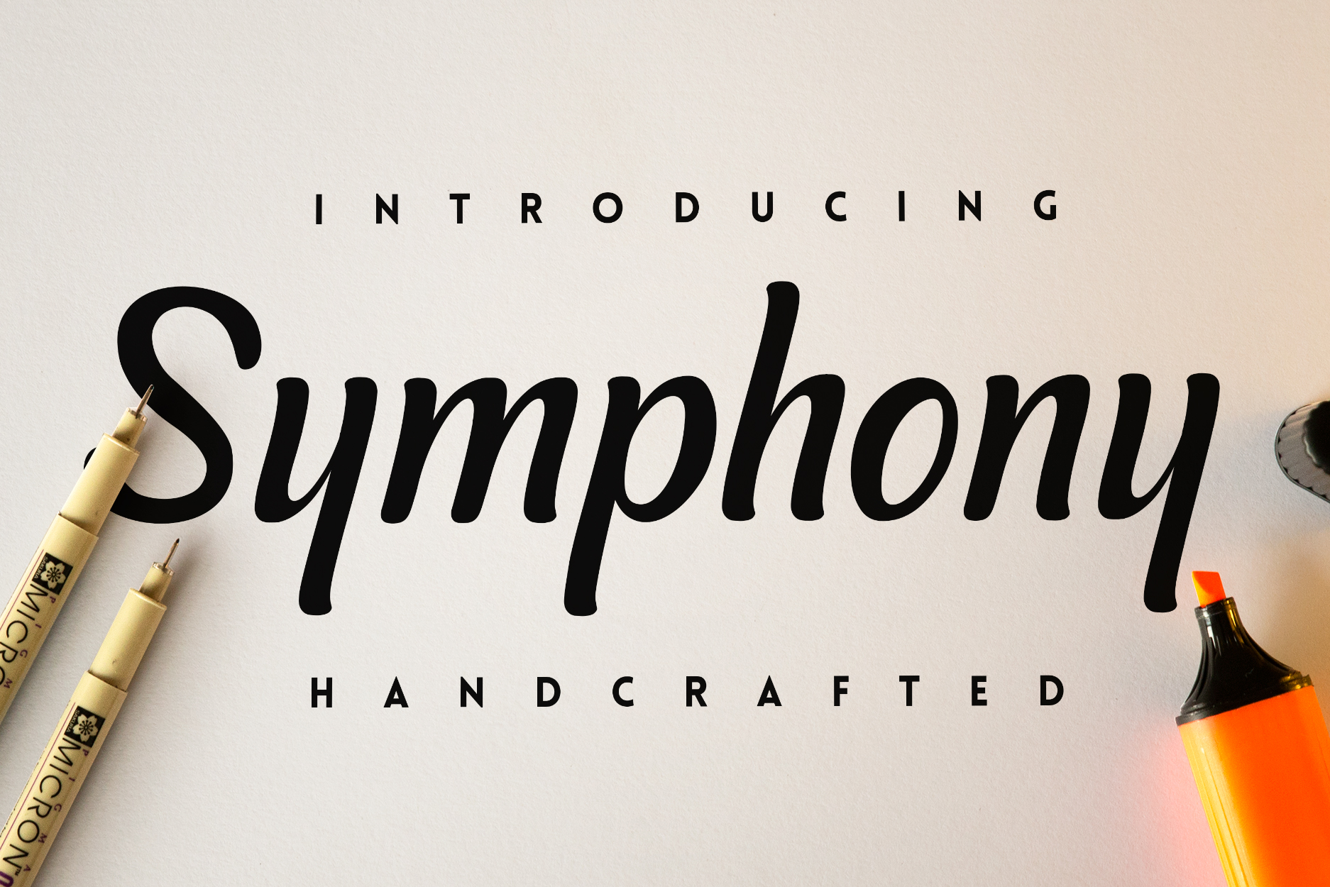 Symphony Font preview