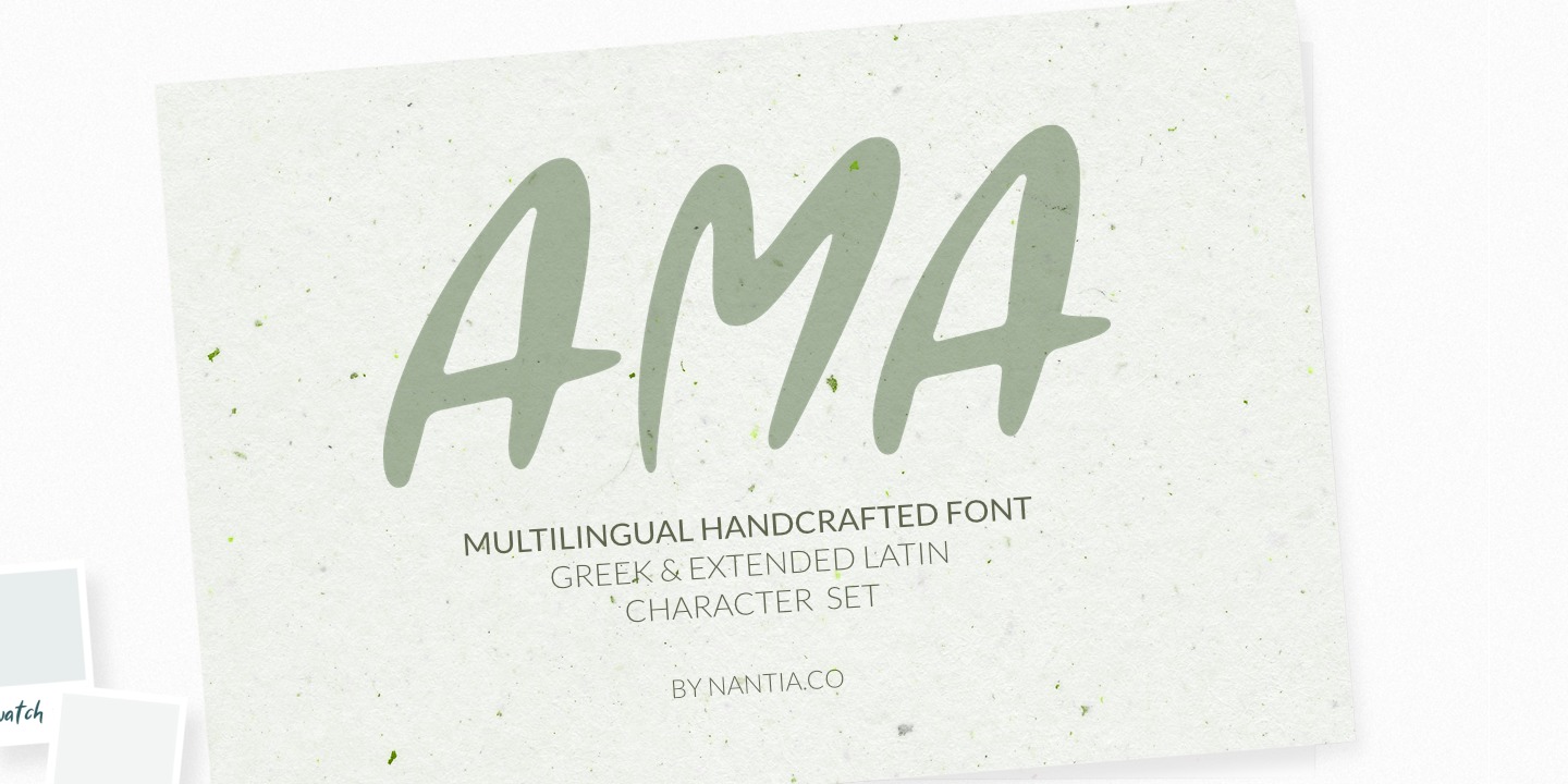 AMA Regular Font | xFonts.pro