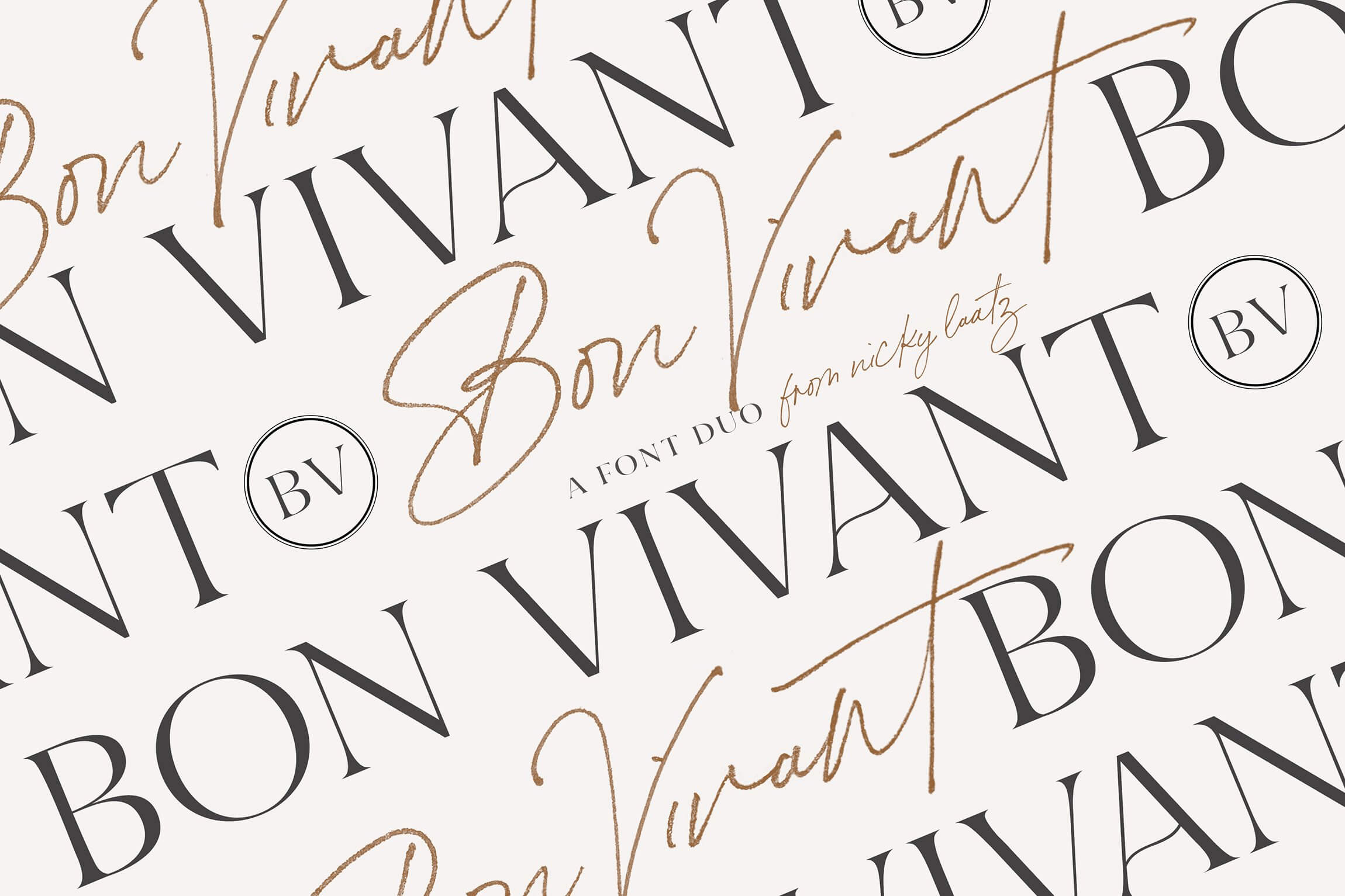 Bon Vivant Family Font preview