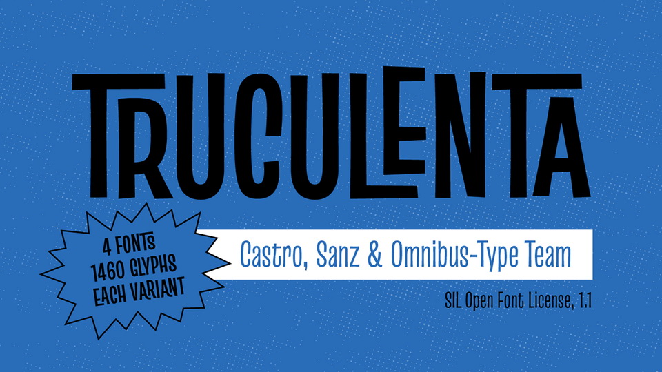 Truculenta Regular Font preview