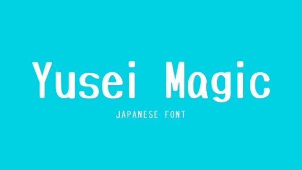 Yusei Magic Regular Font preview