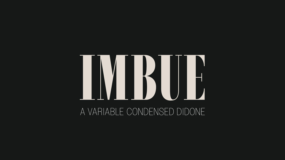 Imbue Thin Font preview