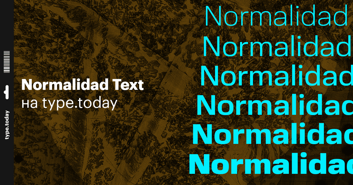 Normalidad Font preview