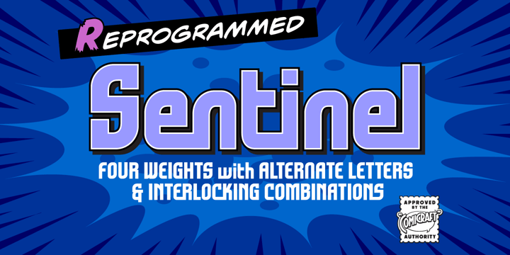 Sentinel Pro Bold Italic Font preview
