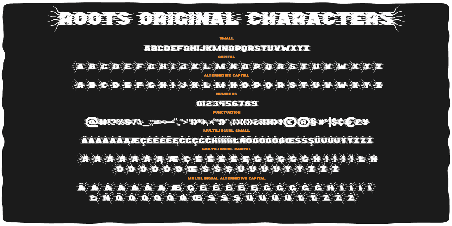 Roots Simple Font | xFonts.pro