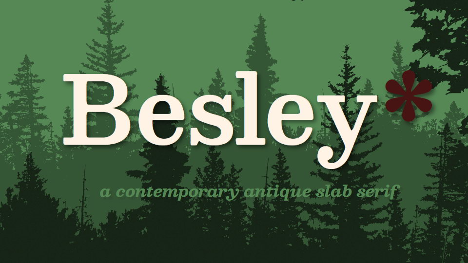 Besley Font preview