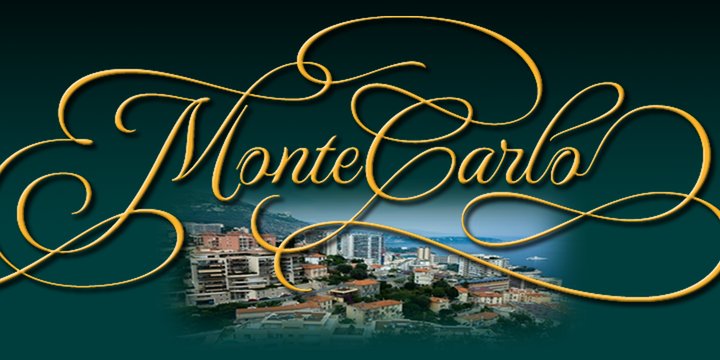 MonteCarlo Regular Font preview