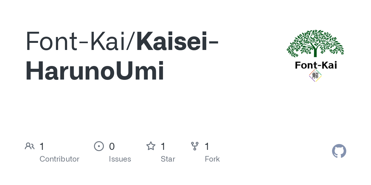 Kaisei HarunoUmi Regular Font preview